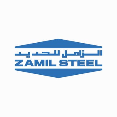شعار شركة الزامل للحديد
